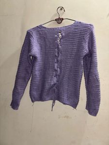Lavender Knit Sweater