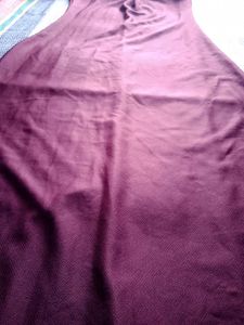 Maroon Blouse with Net Sleeves