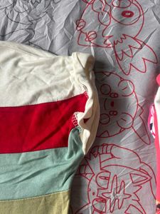 women tshirt colour straps