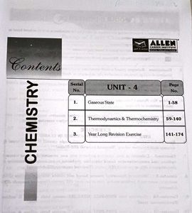Chemistry JEE (Main + Advanced) Unit #04