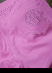 Women's Pink Wide-Leg Pants
