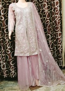 Elegant Lavender Kurta Set