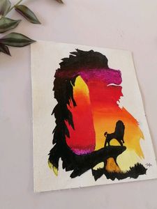 Acrylic Painting For Showpiece