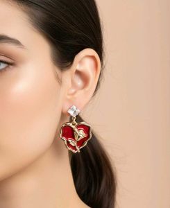 Samriddhi Fashion Heart &amp; Rose Earrings