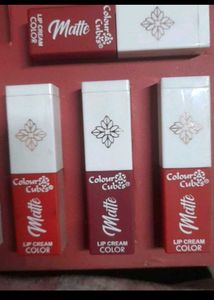 Colour Cubes Matte Lip Cream Color Set 9