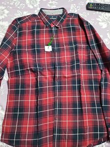 Privilege Club Red Plaid Shirt