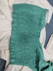 Teal Crop Top