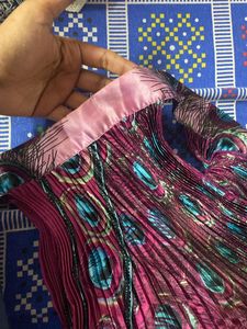 Peacock Print Maxi Top