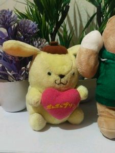 Cute Teddy Bear &amp; pomporin plush (set of 2)