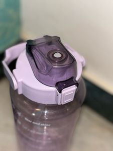 Large Motivational Water Bottle with Straw