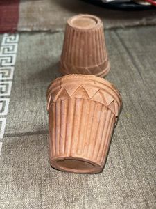 Set of 2 Terracotta Cups