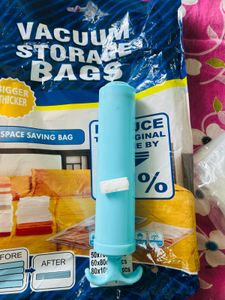 Set of 5 vacuum Storage Bags with Pump