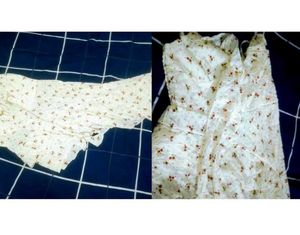 Floral Ruffle High-Low Dress