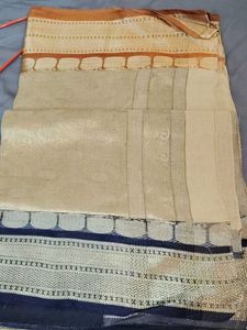 Elegant Heavy Zari Bordered Silk Saree❤️