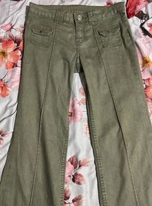 h&amp;m flared trousers