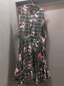Zink London Women Black Checked Dress