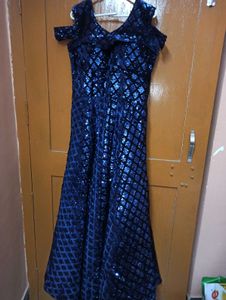 Stunning Blue Sequin Dress