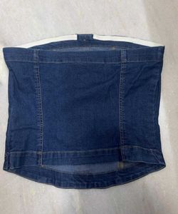 Denim Tube Top
