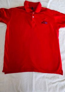 Red polo tshirt for men