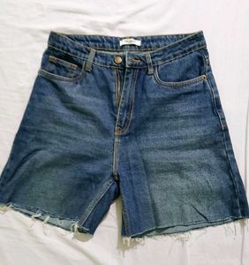 Denim Bermuda Shorts