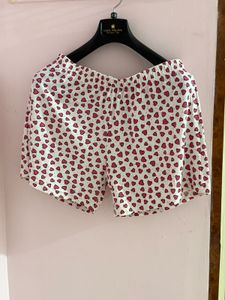 Heart Print Lounge Shorts