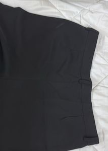 Women's Korean Black Wide Leg Trousers