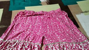 pink sharara set