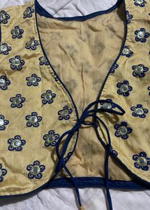 New Ethnic Mirror Work Blouse