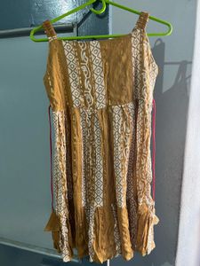 Stylish Mustard Ethnic Kurta Top