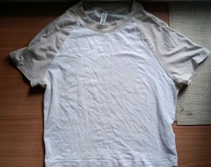 White Cropped T-Shirt