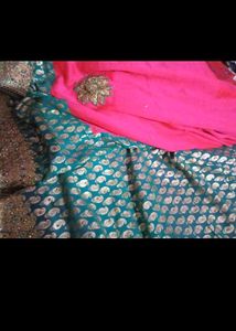 Pink Readymade Saree Blouse