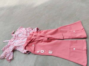 Stylish Pink Kurta Set with Embellishments