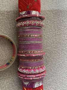Fixed Price Brand New Pink Bangle Set