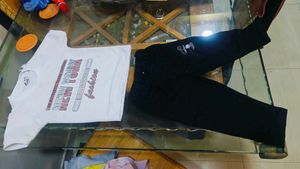 White Tshirt And Black Jeans