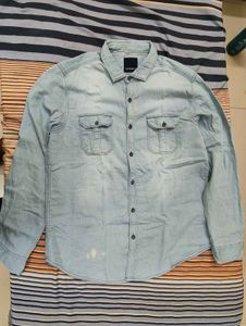 Light Wash Denim Shirt