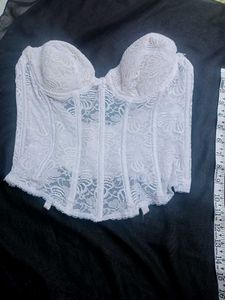 Lace Corset Bodysuit Top