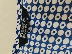 Chic Navy &amp; White Polka Dot Top