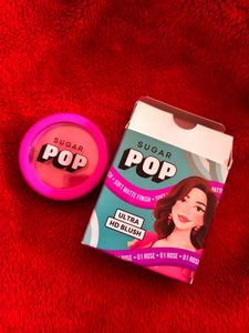 SUGAR POP Ultra HD Blush 01 Rose - 10 gms - Richly