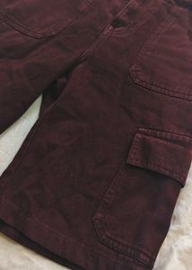 Maroon Cargo Shorts (NEGOTIABLE)