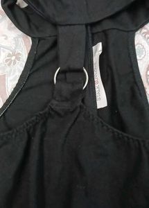 Chic Black Cold Shoulder Bodysuit