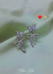beautiful butterfly earring
