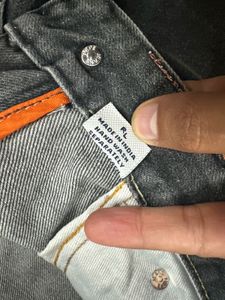 Dark Grey Denim Jeans