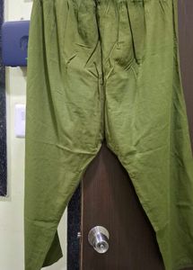 Green Floral Print Kurta