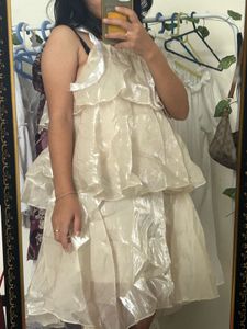 Ruffled Tiered Mini Dress