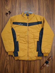 Stylish Yellow Puffer Jacket