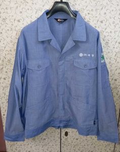 PAVV Men's Blue Work  jacket Shirt