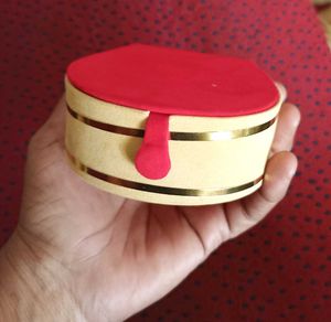 Red & Gold Decorative jewelry Box