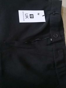 Classic Formal Black Trousers for Women High Wai