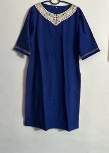 Navy Blue Kurta New