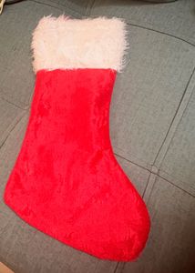Christmas Stocking And Santa Cap/hat